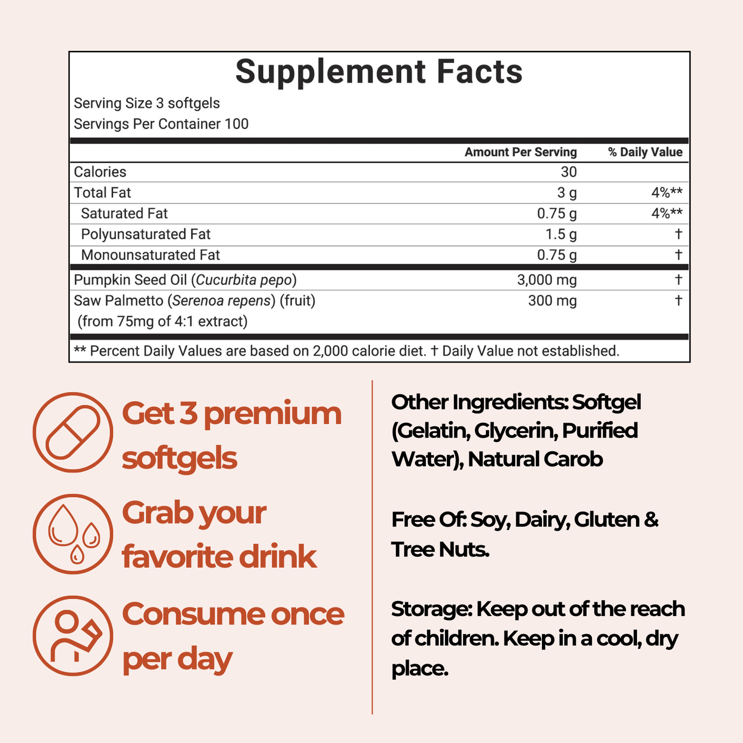 Nutrastry™ Pumpkin Seed Oil Capsules